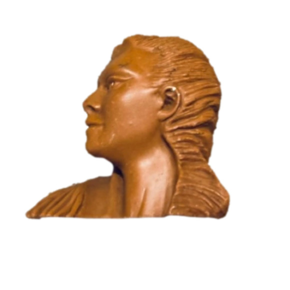 Price Drop. 2 Hawaiian Souvenir Figurines Poly Art Busts Vintage and Unique. - Picture 6 of 8